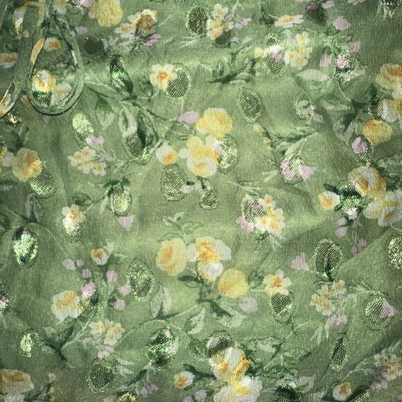 LUSH FLORAL PUFF SLEEVE MINI DRESS Size Small. NWT $79. 6 - Picture 6 of 14